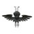 Traditional Figural Cherub Wrought Iron Hanging Garden Planter C1920 For Sale - Image 3 of 7