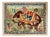 Vintage Indian Elephant Textile Wall Art, 1980s For Sale