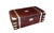 Large Antique Campaign Brass Mounted Writing Box, 1850 For Sale - Image 14 of 14