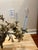 Vintage Hans Kögl Style Brass Lily Floral Chandelier, 3-Light, Hollywood Regency, Italian Florentine, 1970s For Sale - Image 4 of 6