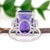 Aaa 11.9Ct Tanzanite Ring With Natural Diamonds Accent: Solid 14k Gold, 16x12mm, Size 6.75 For Sale In Columbus - Image 6 of 7