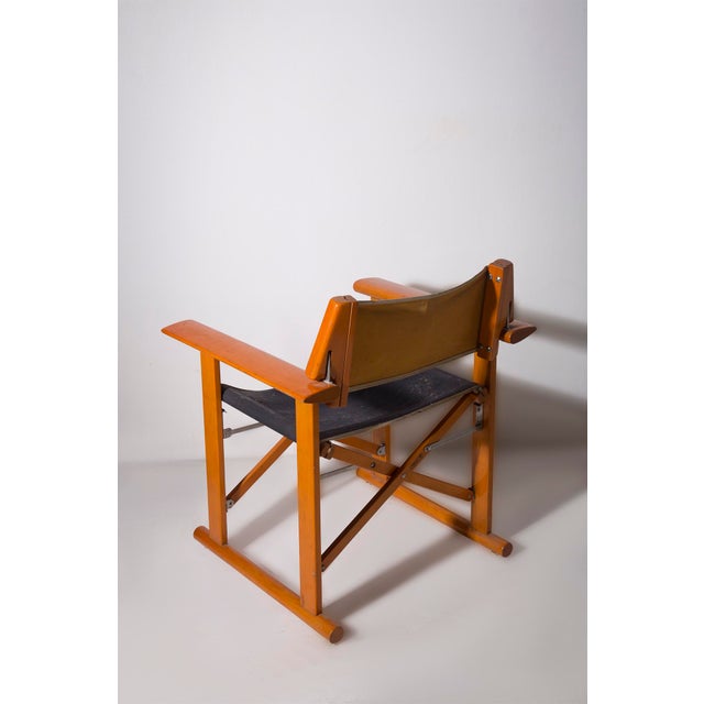 Hollywood Folding Armchairs attributed to Carlo Hauner for Fratelli Reguitti, 1970s For Sale - Image 6 of 10