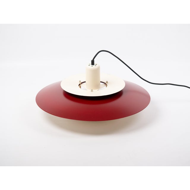 Vintage Danish Pendant Lamp by Bent Nordsted for Lyskær, 1980s For Sale - Image 4 of 11