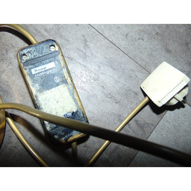 Vintage Brass Adjustable Table Lamp, 1970s For Sale - Image 10 of 12