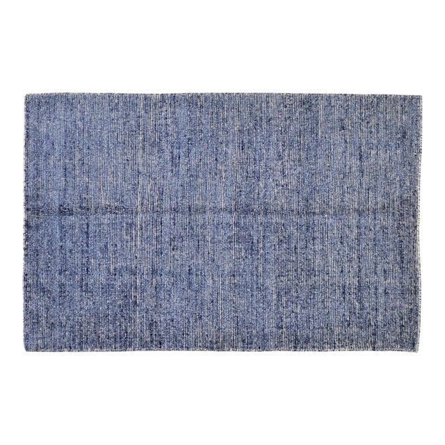 Early 21st Century Modern Hand Loom Minimalist Rug With Soft Texture,10'X14' For Sale