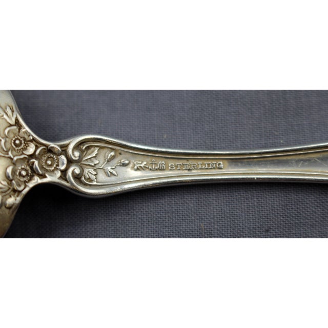 Early 20th Century Set of Six Sterling Silver Cream Soup Spoons by Gorham For Sale - Image 5 of 5