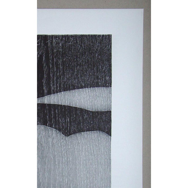 Franz Eggenschwiler, Lichtung II, 1992, Original Woodcut For Sale - Image 4 of 15