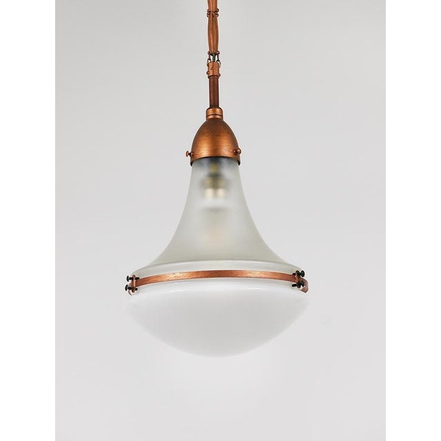 Vintage German Industrial Pendant Lamp by Peter Behrens for Behr, 1920s For Sale - Image 13 of 18