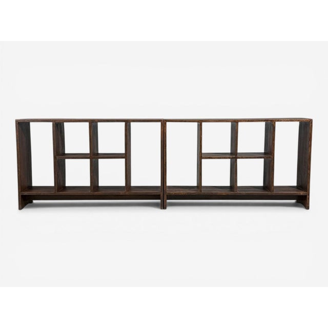 Brown Pierre Jeanneret, 6-Hole File Rack or Bookcase, Teak, Chandigarh, 1960s For Sale - Image 8 of 8