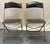 Timeless pair of folding game chairs by A. Fritz & Co. from the 1960's made in New York. These have a Hollywood Regency/...