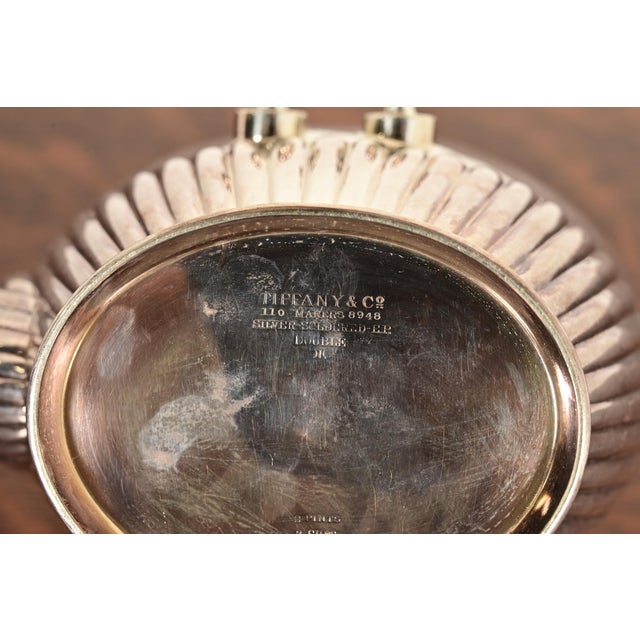 Early 20th Century Tiffany & Co. Art Deco Silverplate Tea Kettle or Coffee Pot With Boiler For Sale - Image 10 of 16