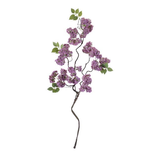 Make a bold statement with this Purple Floral Branch Set, designed to bring rich color and natural elegance to your decor....