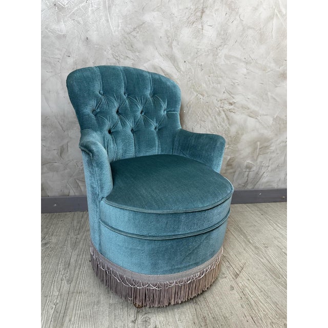 Set of Chaise Lounge and Ottoman, 1950s For Sale - Image 9 of 14