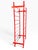 Vintage 1980s Herby 50-Bottle Red Metal Wine Rack, Habitat For Sale - Image 4 of 6