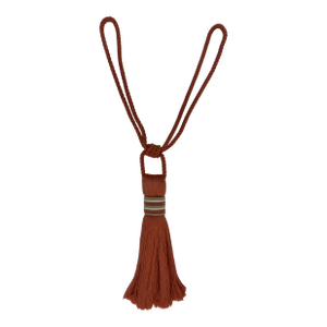 Samuel & Sons Cabana Single Tassel Tieback in Color 08 Melon