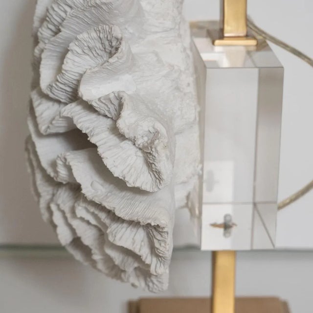 Metal Faux Coral Table Lamps by Marcelo Bessa for Spark Interior - a Pair For Sale - Image 7 of 9