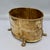 Traditional Vintage Brass Jardinière, Regency Style, Lion Head Ring Handles, Claw Feet For Sale - Image 3 of 7