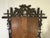 Stunning, Delicate Hand-Carved Antique Black Forest Walnut Mirror 1897 Austria For Sale - Image 11 of 14