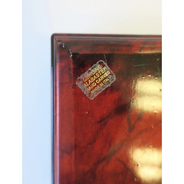 Italian Alabaster Marble Jewelry Box For Sale - Image 13 of 13