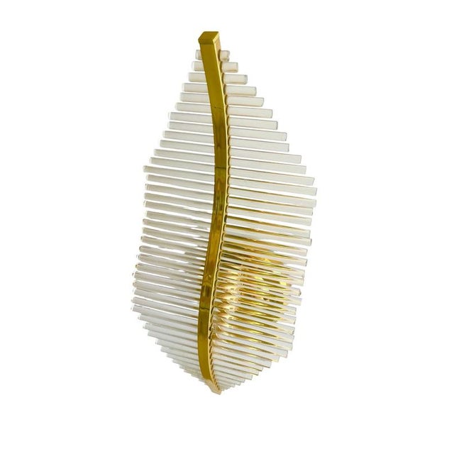 1980s Murano Glass Wall Light by Gaetano Sciolari, Italy 1970s, Set of 6 For Sale - Image 5 of 12