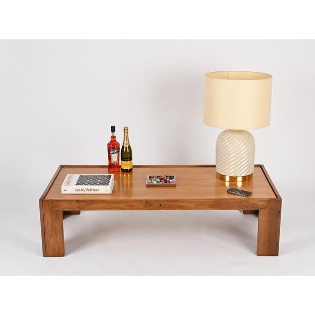 Cassina Large Coffee Table by Afra and Tobia Scarpa for Cassina, 1960s For Sale - Image 4 of 16