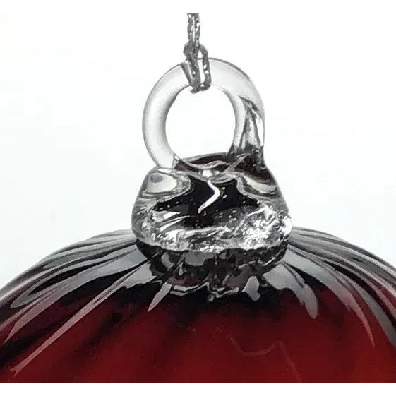 1980s Vintage German Glass Christmas Ornament For Sale - Image 5 of 8