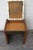 Wood Art Deco Early 1900s Vanity Stool Bench Ottoman For Sale - Image 7 of 12