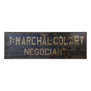 Wooden Trading Sign For Sale