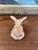 1970s Whimsical Hand-Built Ceramic Creature Sculpture With Long Ears and Textured Colorful Glaze For Sale - Image 9 of 9