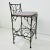 Metal 1980s Wrought Iron Vanity Stool For Sale - Image 7 of 15