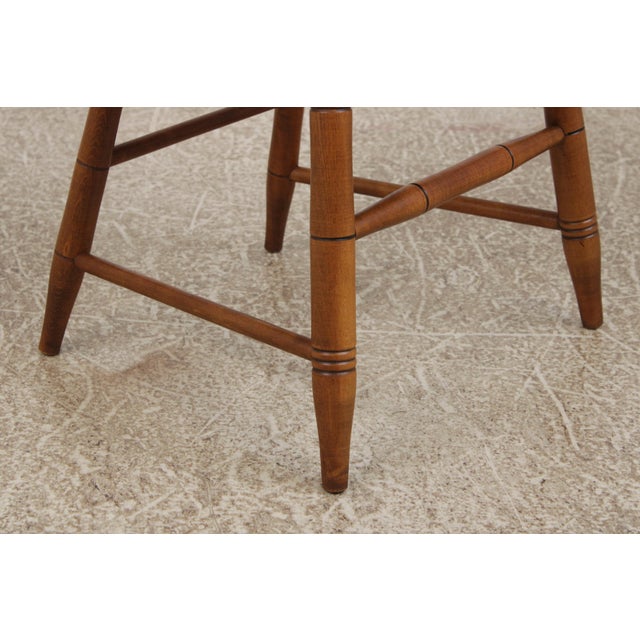 Pair Hitchcock Early American Stenciled Dining Chairs For Sale - Image 12 of 18