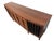 Wood Mid-Century Modern Brazilian Style 2-Piece Walnut Bar Storage Cabinet For Sale - Image 7 of 15