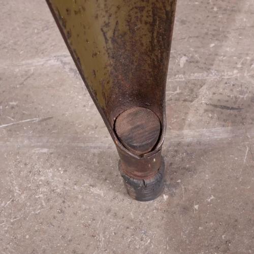 : 1930’s Vintage Evertaut cross back dining chair. In its heyday Evertaut was the British competitor to Tolix, Multipl’s...