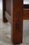 Brown Stickley Mission Cherry Leather Bench For Sale - Image 8 of 16