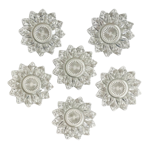 Mid 20th Century Petal Plates-Set of Six