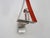 Triangular Wall Sconces in Chrome and Orange Metal, 1970s, Set of 2 For Sale - Image 6 of 9