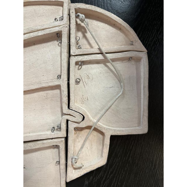 Abstract Bas Relief, 1970s, Ceramic For Sale - Image 4 of 11
