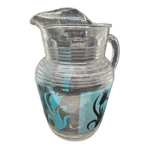 VIntage 1950s Hazel Atlas Glass Pitcher