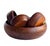 Mid 20th Century Hand-Turned Teak Wood Bowls, 5 Pieces For Sale - Image 13 of 16