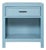 Bermuda One-Drawer Nightstand - Pool Blue For Sale