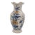Late 20th Century Bat Trang Crackle Glaze Vase With Embossed Lotus Relief Motif For Sale