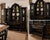 Late 20th Century Late 20th Century Refinished Collezione Europa Breakfront China Cabinet in Black Satin For Sale - Image 5 of 5