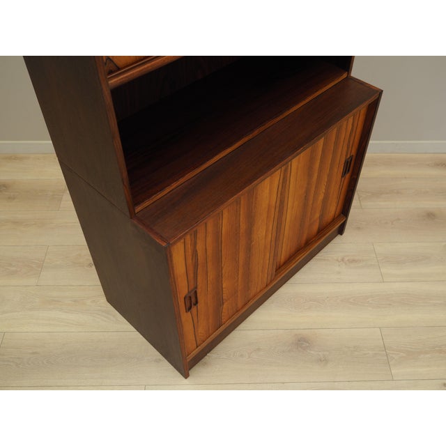 Brown Danish Rosewood Bookcase, 1960s For Sale - Image 8 of 18