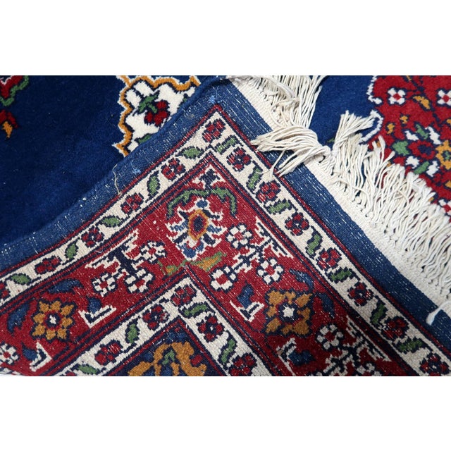 1960s, Vintage Persian Kerman Rug Handmade Wool 3.1' X 5.2' For Sale - Image 4 of 11
