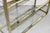 Mid Century Milo Baughman Style Gold Chrome Glass Etagere Shelving Unit For Sale In Chicago - Image 6 of 11