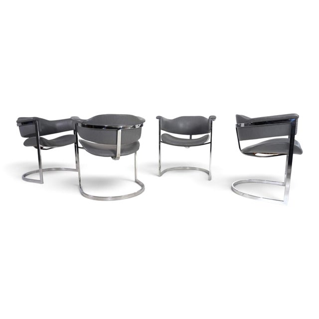Vintage Dining Chairs by Vittorio Introini for Mario Sabot, 1970, Set of 4 For Sale - Image 13 of 18