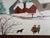 Folk Art Folk Art Winter Painting in the Style of Grandma Moses For Sale - Image 3 of 8