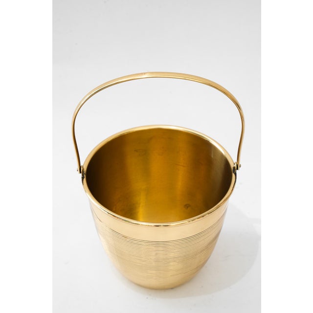 Ice Bucket in Brass, Vienna, Austria, 1920s For Sale - Image 6 of 9