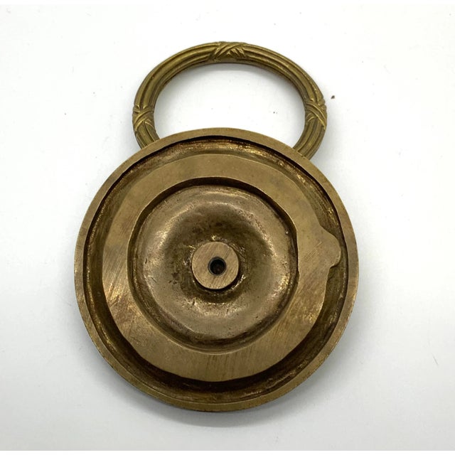 Henredon Henredon Medium Ring Pull in Antique Brass For Sale - Image 4 of 6