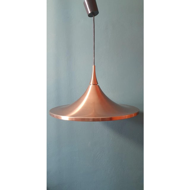 Copper Tulip Pendant Lamp by Rolf Krüger for Staff, 1960s For Sale - Image 8 of 9